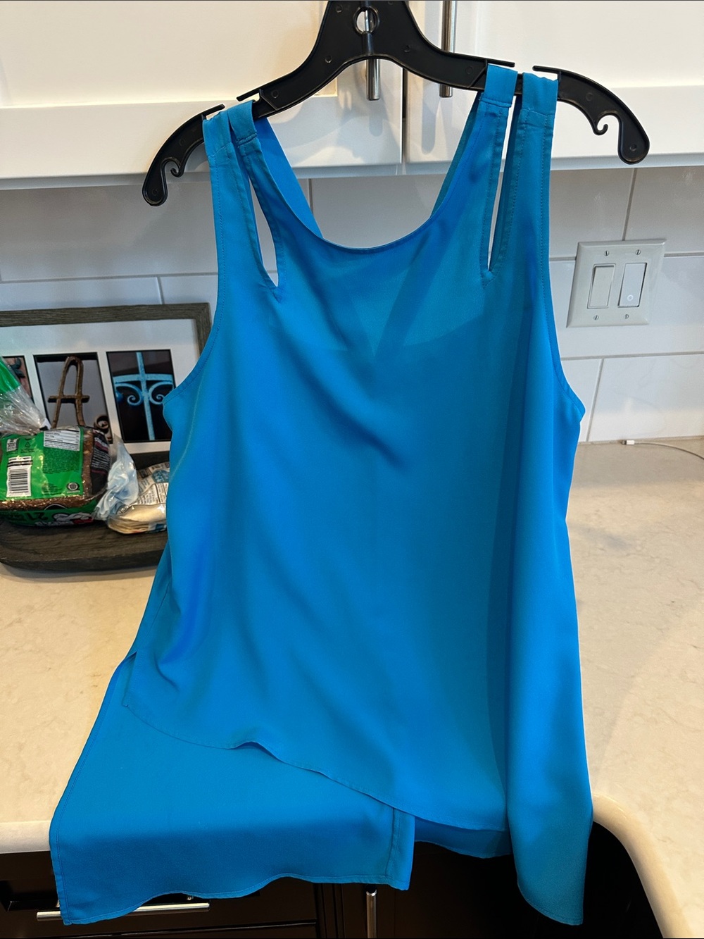BCBGeneration Vibrant Blue Double-Strap Camisole